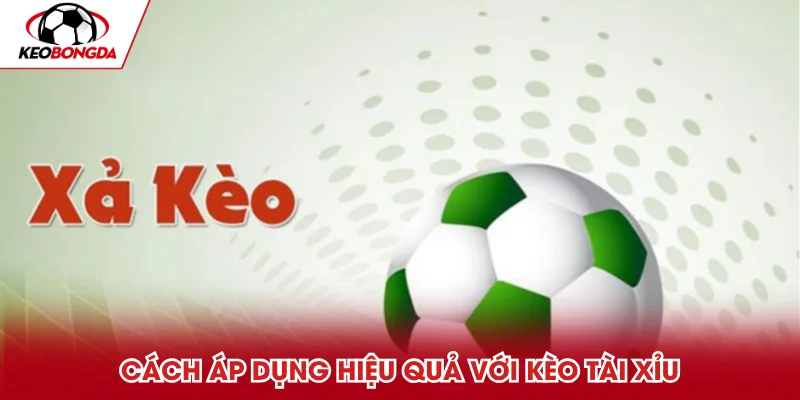 Cách áp dụng hiệu quả với kèo Tài Xỉu